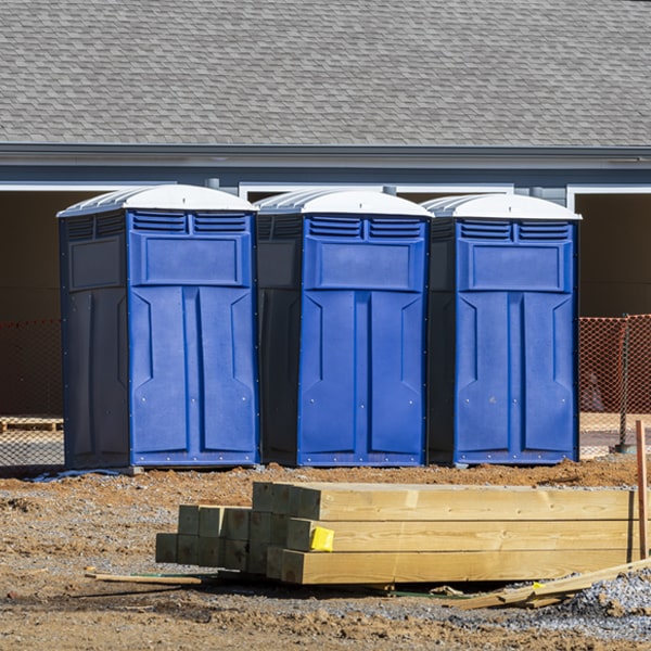 what is the maximum capacity for a single portable toilet in Kossuth Wisconsin